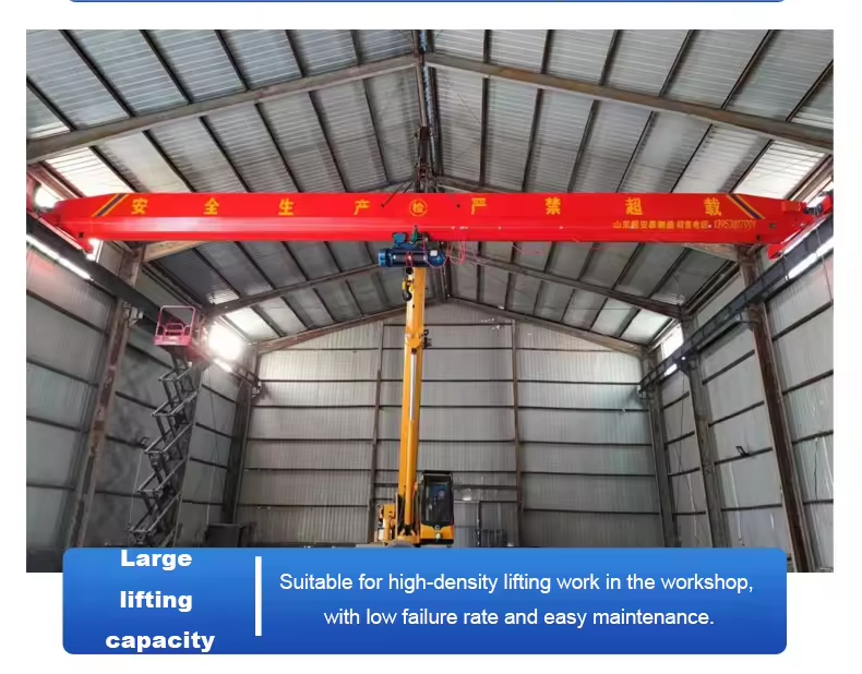 YOUQI Light Weight 1 ton 2 ton 3 ton Electric Hoist Remote Control Single Girder Overhead Crane