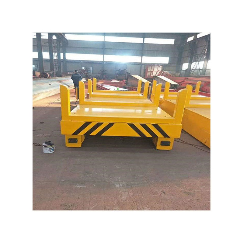 45t Steerable Trackless Transfer Cart Handling Heavy Load Transport Coil Trolley