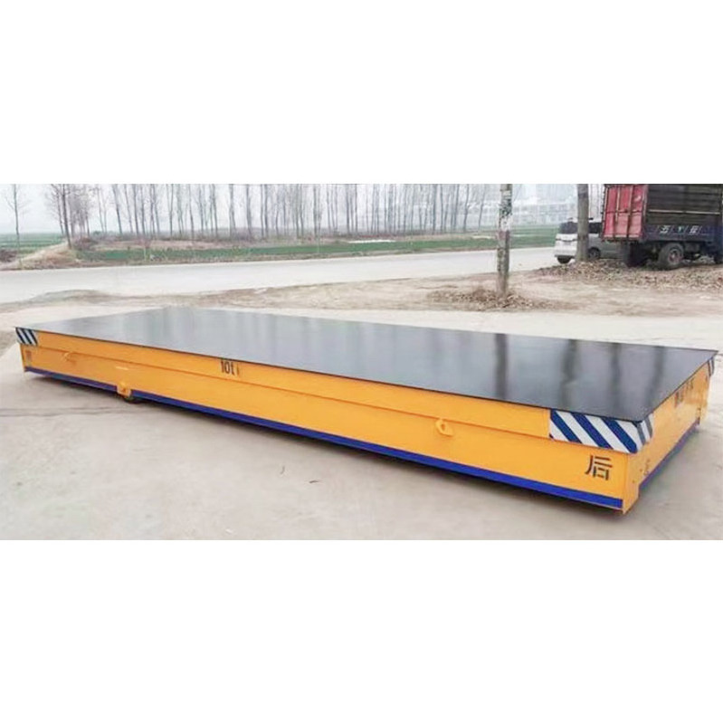 10 ton trackless electric flat car handling trolley industrial motorized transfer trolley cart