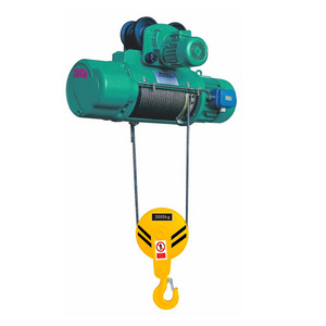 China suppliers design electric cable hoist CD1  Wireless remote control electric wire rope hoist for lifting crane