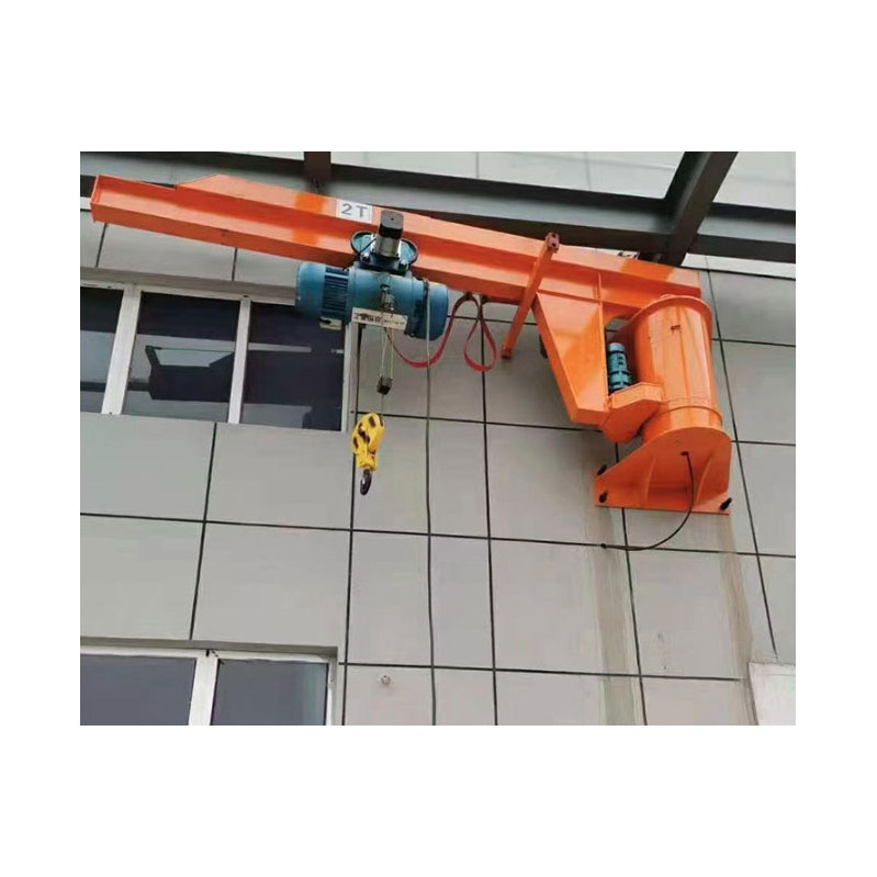 New Design 360 Degree Free Standing Arm Jib Cranes Supplier China Hydraulic Cargo Ship Crane