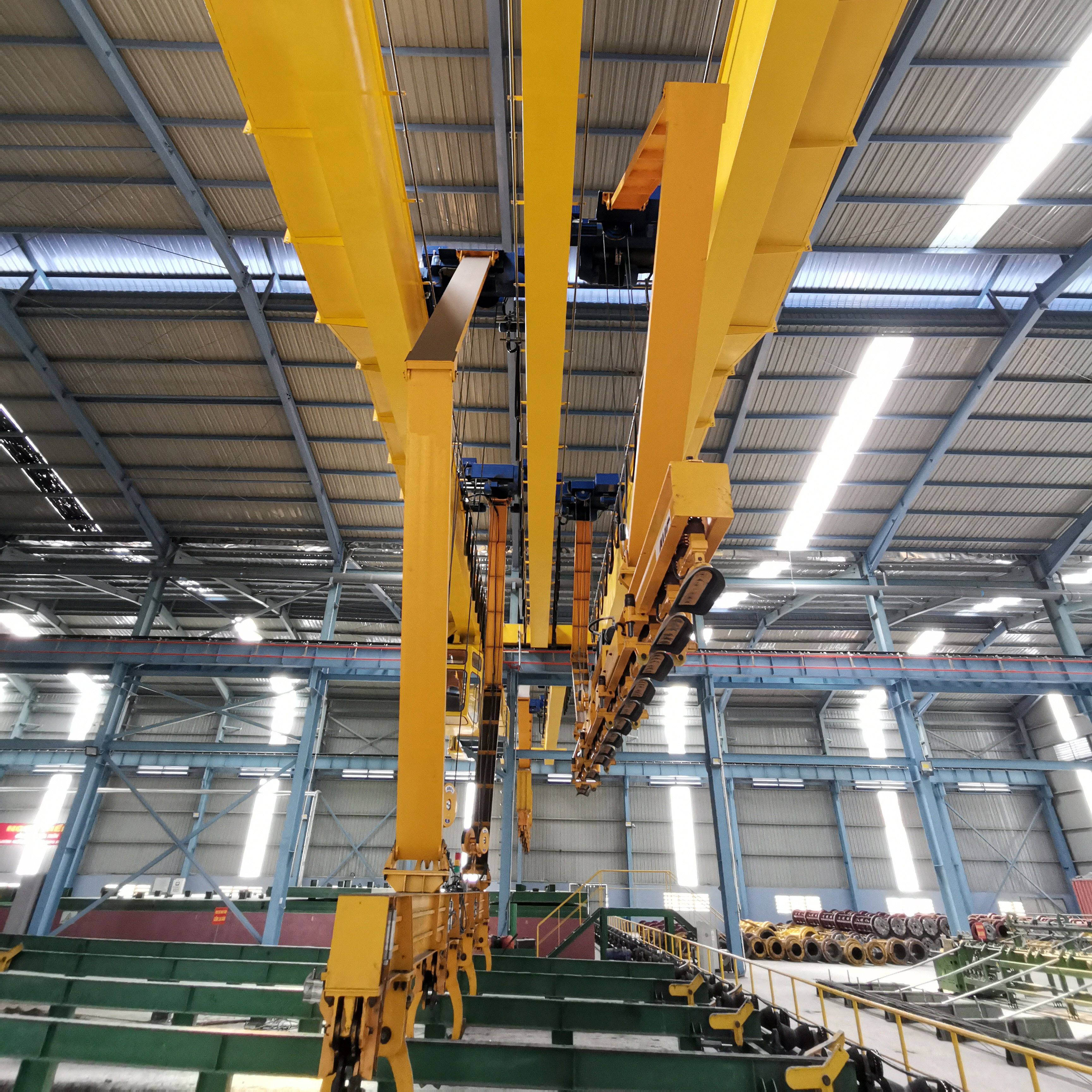 YZ type  double beam two travelling trolley hook bridge casting crane water bridge crane foundry crane