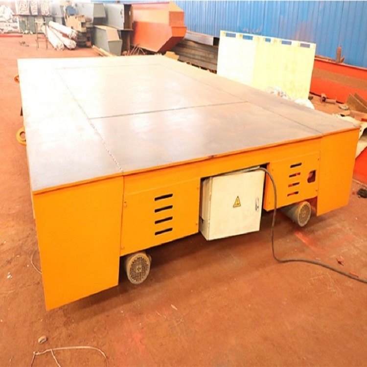 Steerable Electric Flat Car Factory Injection Mould Transfer Cart