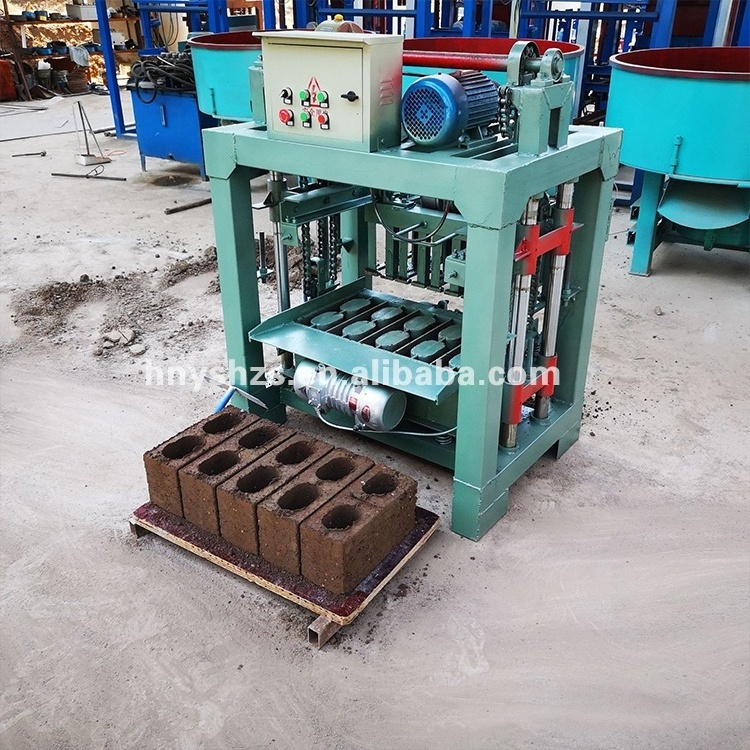 manual semi automatic interlocking hourdis smart habiterra paver hollow cement concrete block making machine for concrete block