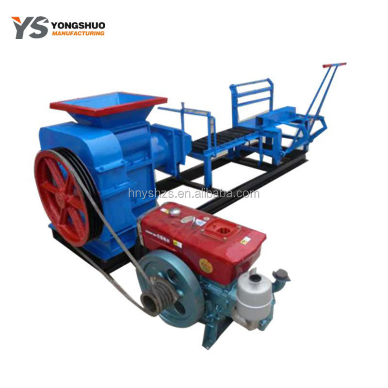 JZ250 Small hollow Vacuum extruder laterite Red Clay Interlocking brick making machine