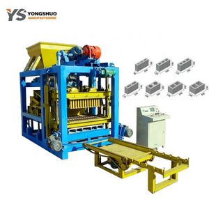 QT4-25 stacker fully automatic Concrete hollow brick machine block moulding machine