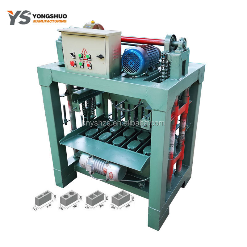 mini QMJ 4-40 Interlocking Hollow Block Making Brick making machine