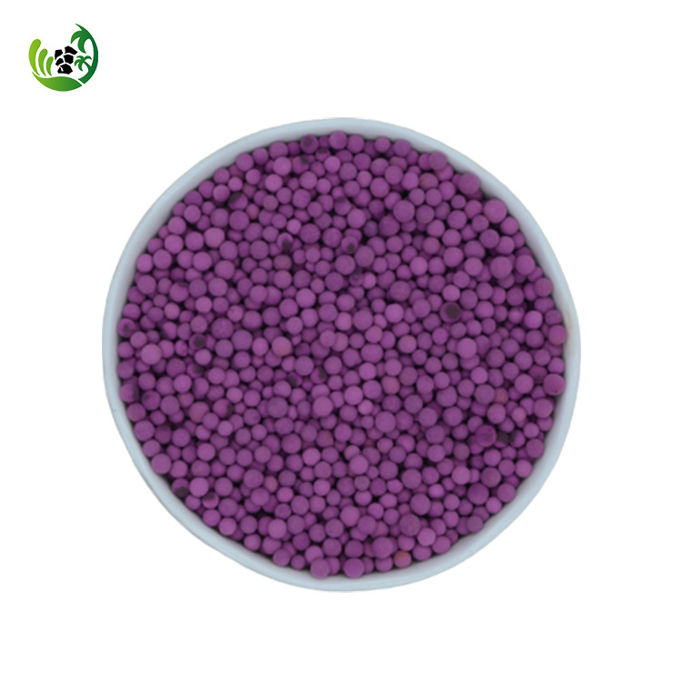 Ethylene Absorbers KMnO4 Activated Alumina Ball for fruit and vegetable fresher