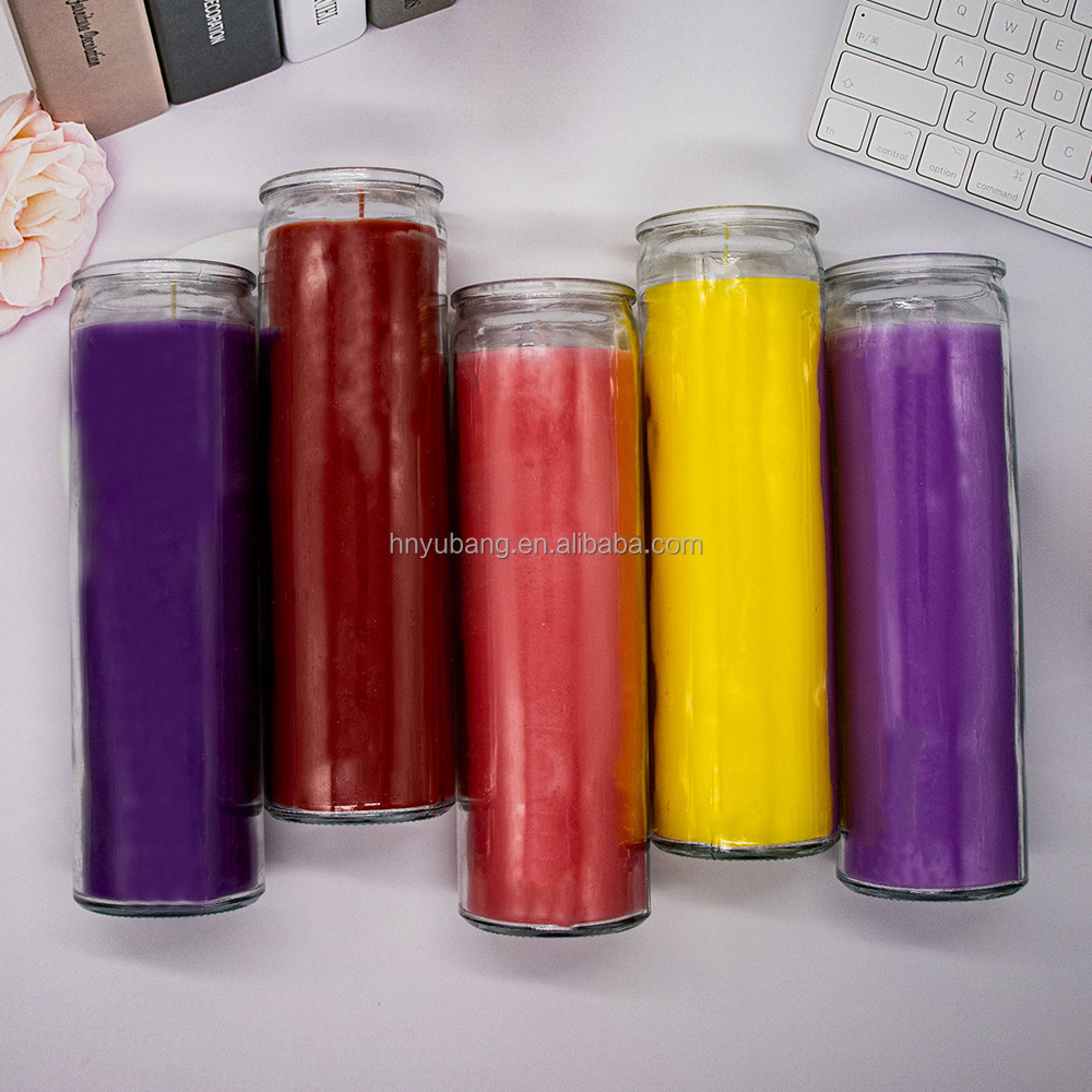 Wholesale Solid Religious Church Votive Candles 7 Days Religious Candles for Church Use