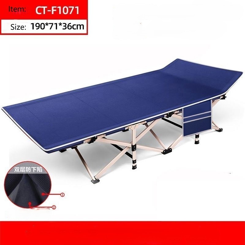 Outdoor portable folding  bed Oxford camping cot single beds for sale