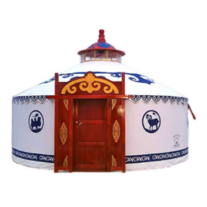 Winter Yurt Wooden Mongolian Tent Used For Outdoor Camping Tent