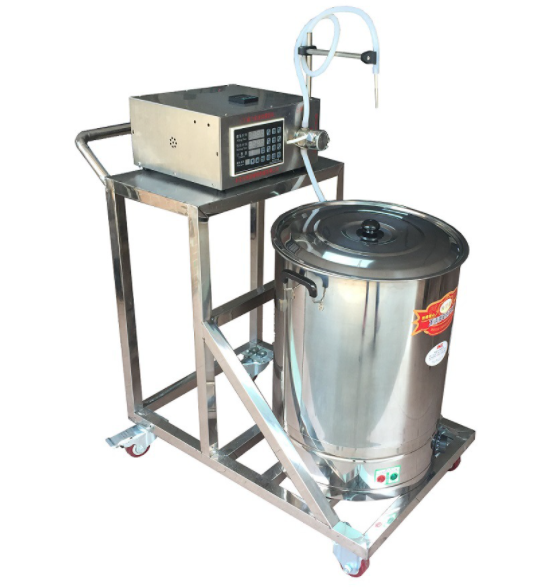 Semi Automatic Hot Wax Melting Dispenser For Candle Making Commercial Candles Melting Filling Machine