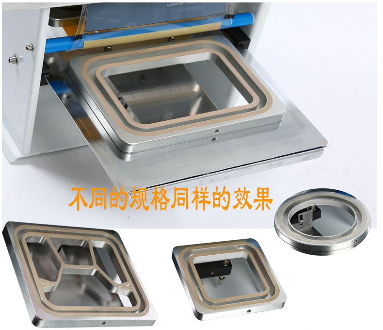 Automatic Sealing Machine Communion 4 Plastic Cup Tray Lunch Box Food Container Bowl Sealing Machines For Yogurt Sealer Machine