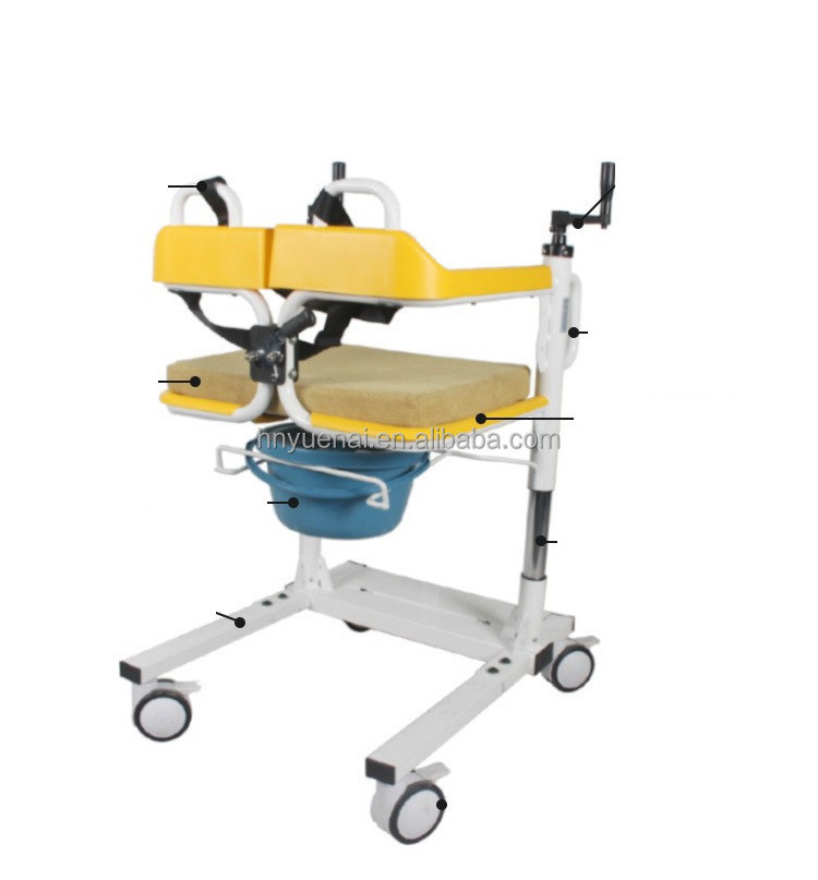 2023 new product best selling Hot Selling Transfer lift portable patient lifter hoist commode chair for elderly