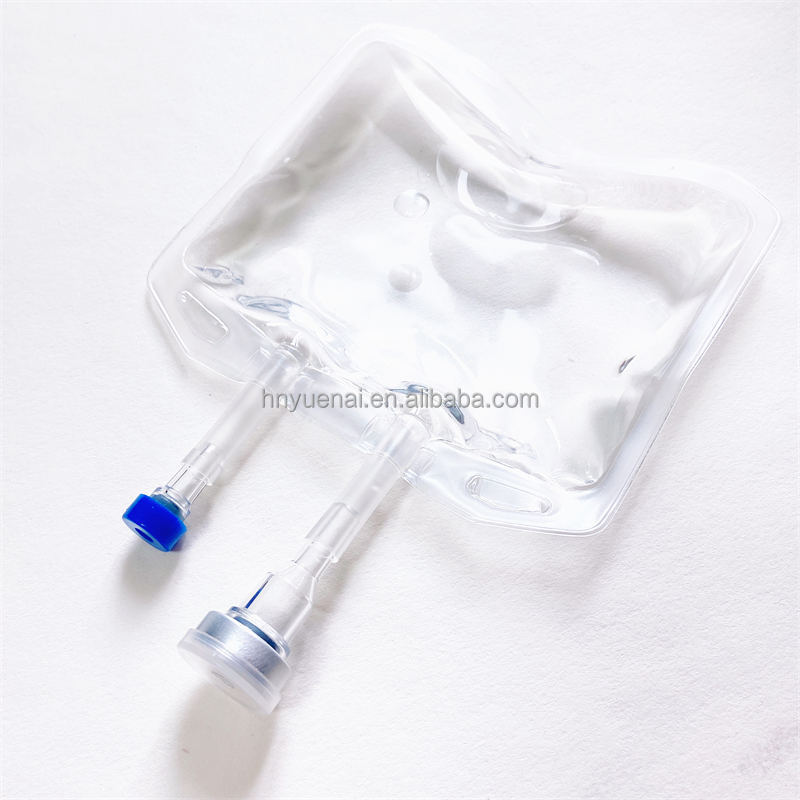 Wholesale IV Infusion Bag for Intravenous Fuids Transparent Medical 500ml Empty IV Bag impact Clinical Injection Saline Iv Bag