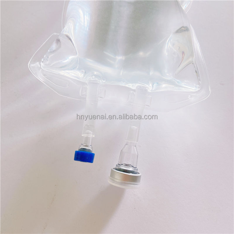 Wholesale Transparent Medical 50ml,100ml,250ml,500ml ,1000ml,1L,2000L,3000LEmpty  IV Bag impact Clinical Injection Saline Iv Bag