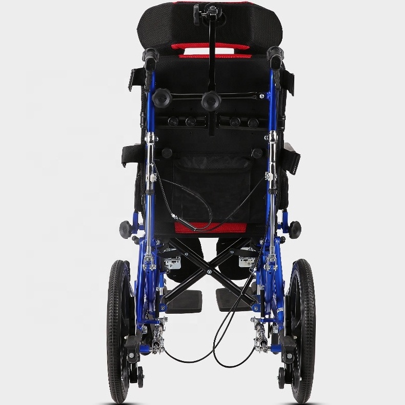 People with disabilities use manual electric wheelchairs to stand in lightweight sports wheelchairs