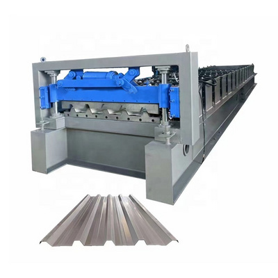 Customized profiles automatic roofing sheet roll forming machine glazed tile making machine