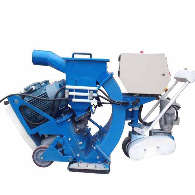 Airport Runway Rubber Deposit Removal Equipment Concrete Floor Horizontal Shot Blasting Machine For Sale