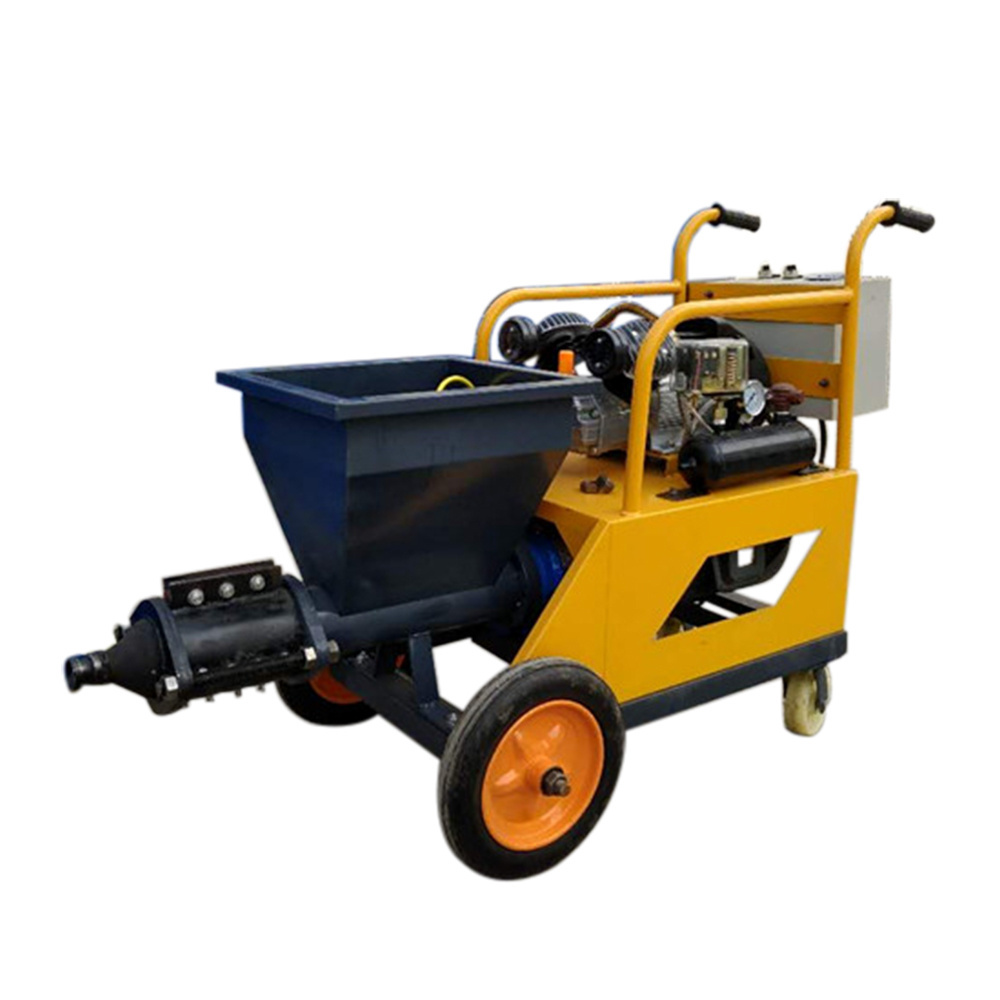 Diesel engine wall cement mortar plaster spraying machine price