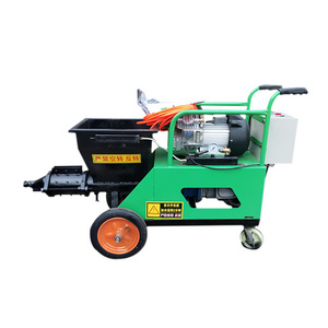 Diesel engine wall cement mortar plaster spraying machine price