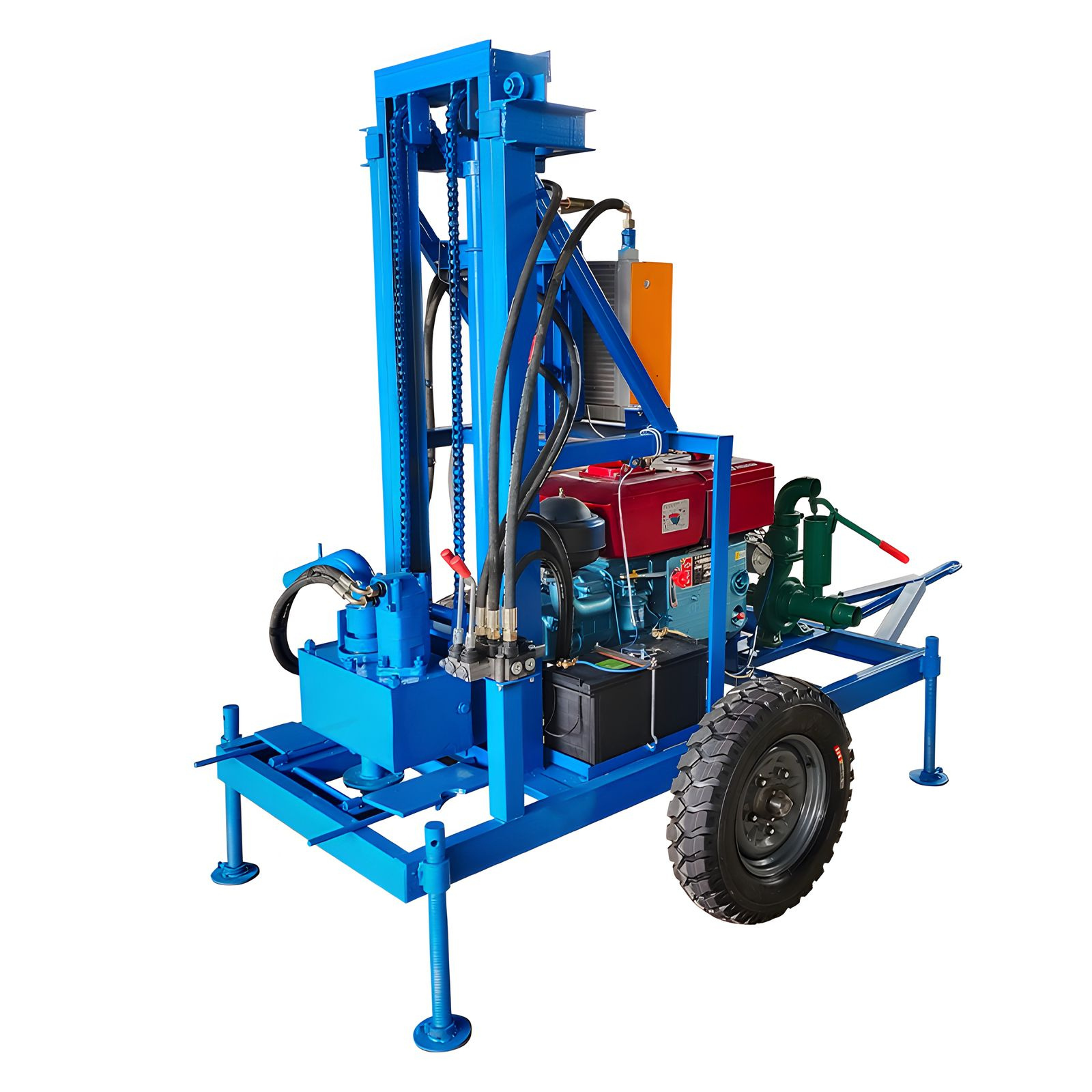 30m to 120m drilling depth water drilling machine for getting water from underground for farm irrigation