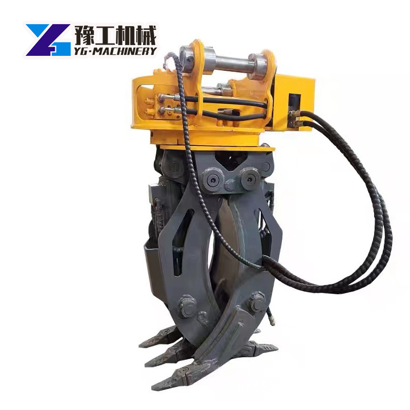 Good price hydraulic wood grapple excavator wood grapple tree shear