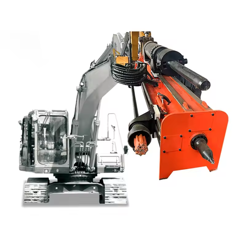 Construction Machinery Parts Integrated Hydraulic Rock Drill Splitter Excavator Attached Rock Splitter Electric Rock Splitter