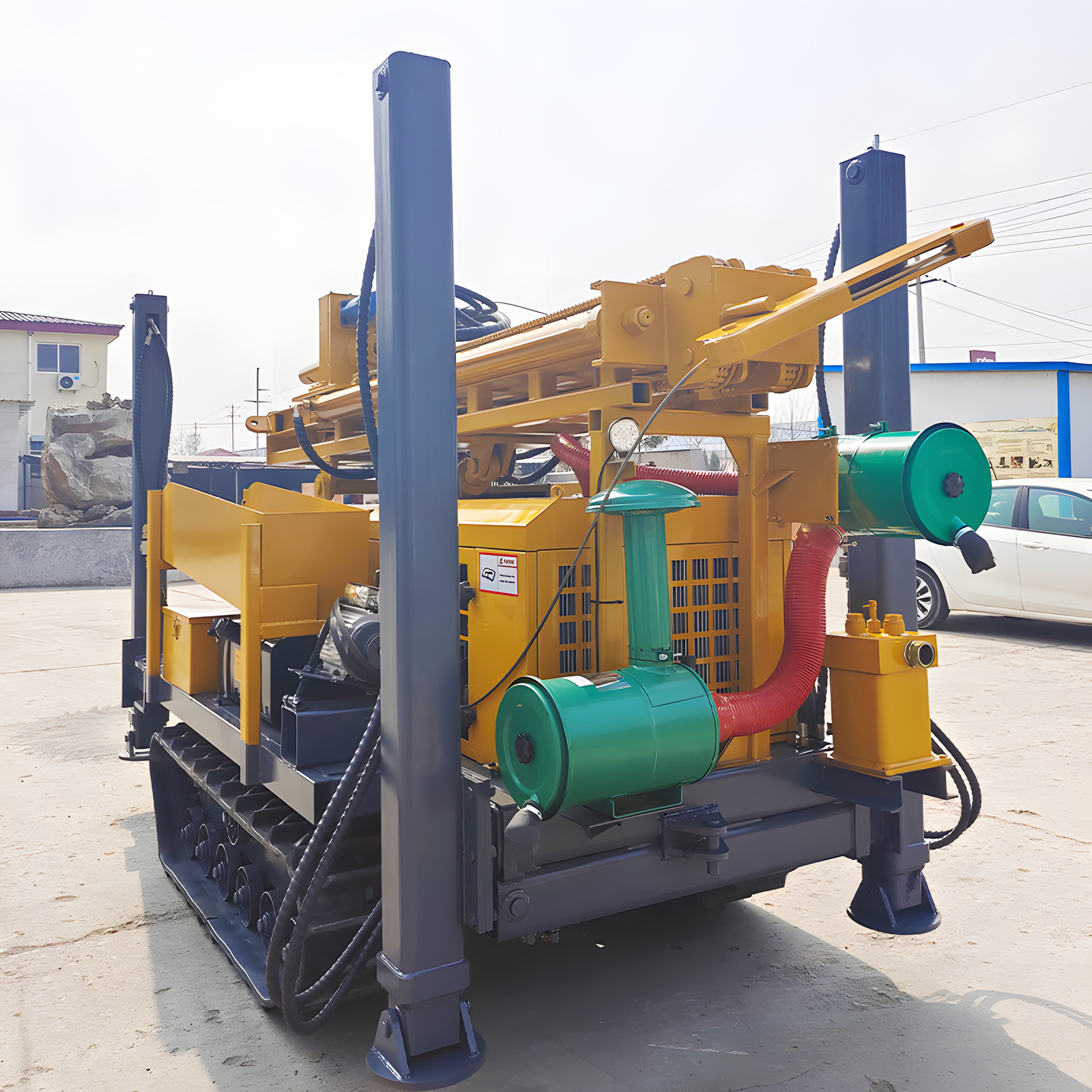 150m Depth Farm Irrigation Water Well Drilling Rig Wholesale Directly Rotary Drilling Rig