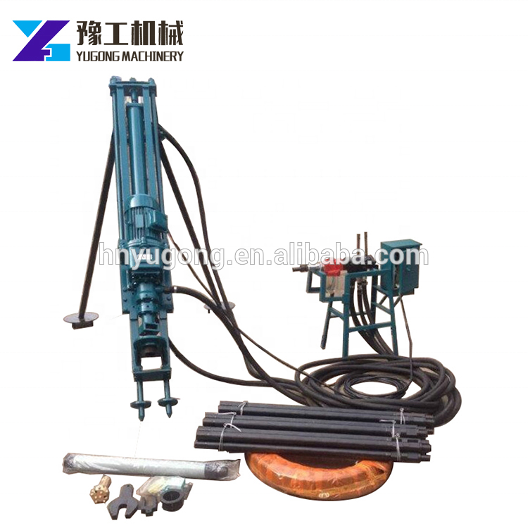 Factory price electric borehole drilling rig dth drilling rig with spare parts