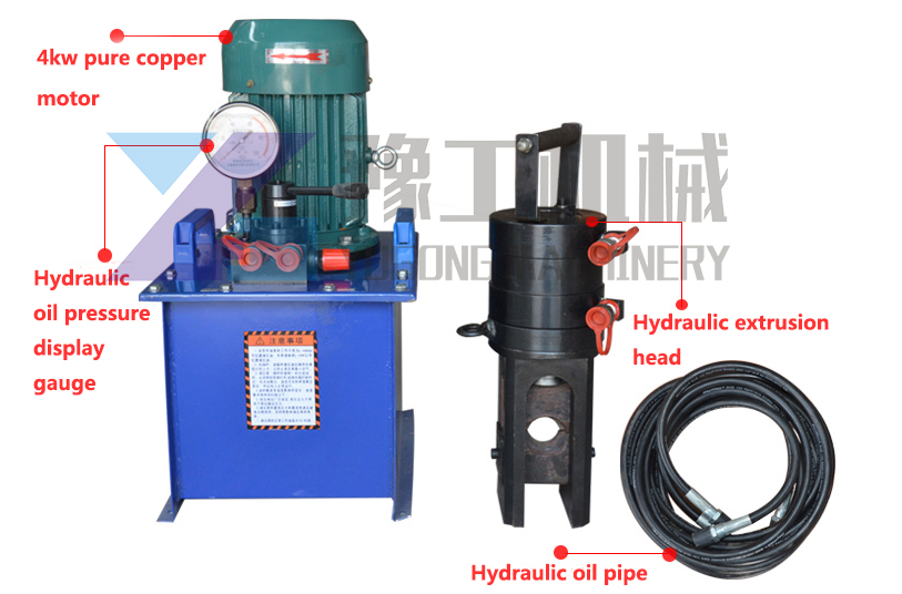 Professional manufacture rebar aluminum extrusion press cold forging machine