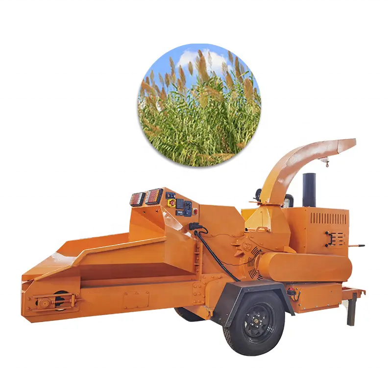 Energy saving pto wood crusher into sawdust tree branch hammer crusher electrical wood chopper