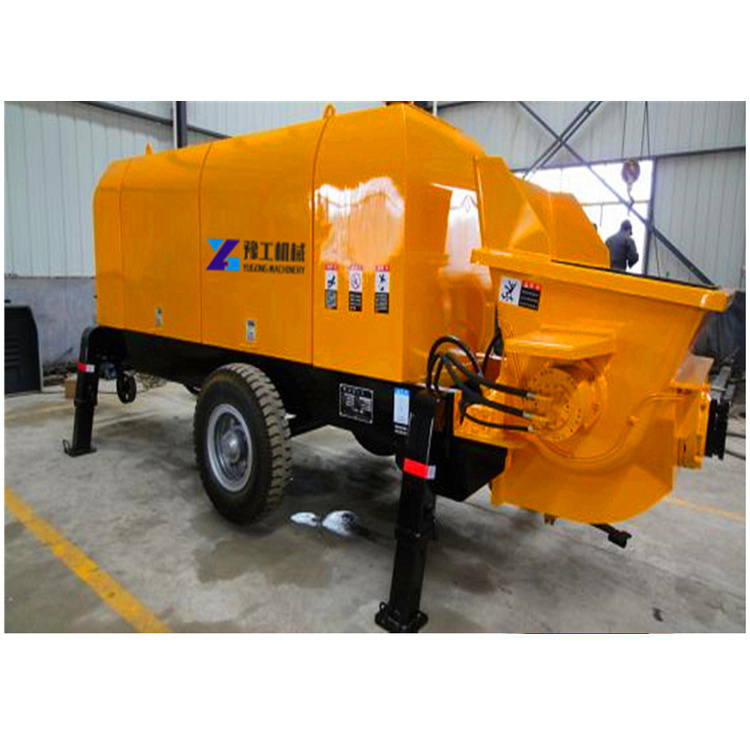 Trailer Used Concrete Pumps Small Concrete Pump