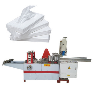 Automatic Napkins Paper Embossing Press Folding Cutting Packing Production Line Tissue Papers Napkin Maker Machine