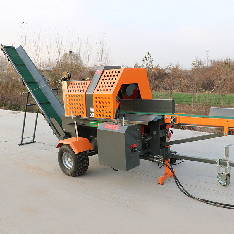 Low price wood saw machines log splitter wood splitting machine