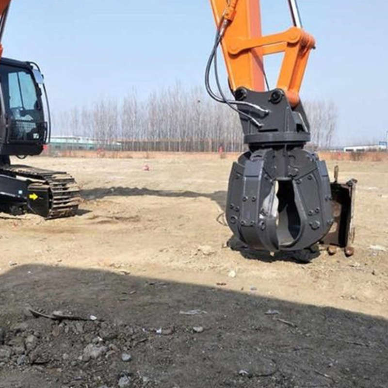 Stone Orange Peel Grapple Bucket Excavator Scrap Excavator Grab Grapple