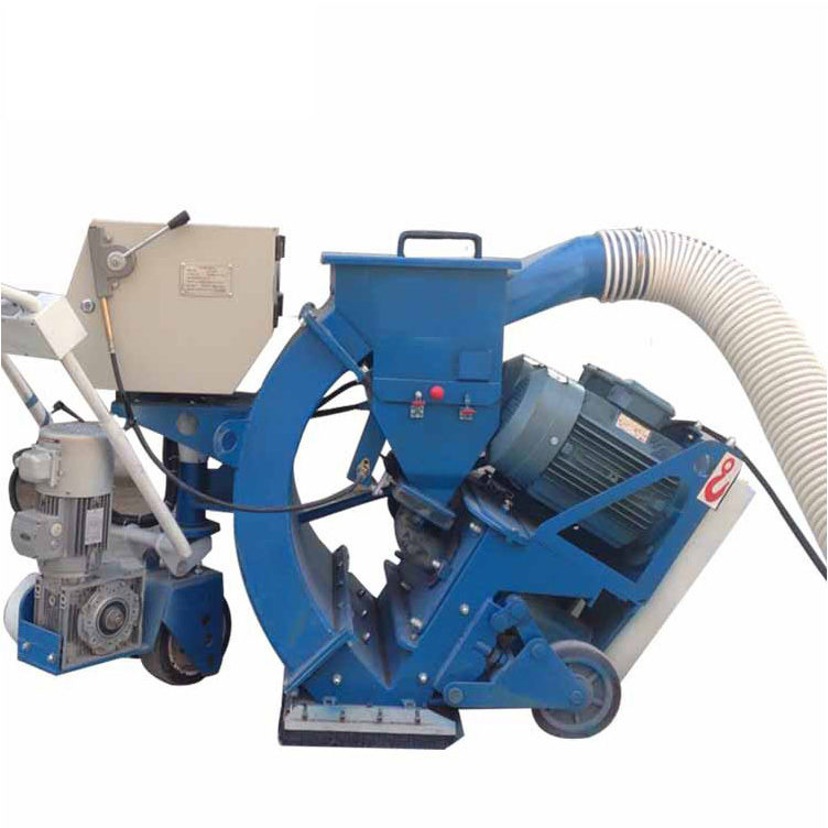 Airport Runway Rubber Deposit Removal Equipment Concrete Floor Horizontal Shot Blasting Machine For Sale