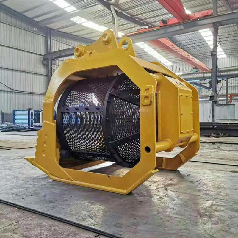 Hot sale rotary screening bucket rock screening bucket for construction