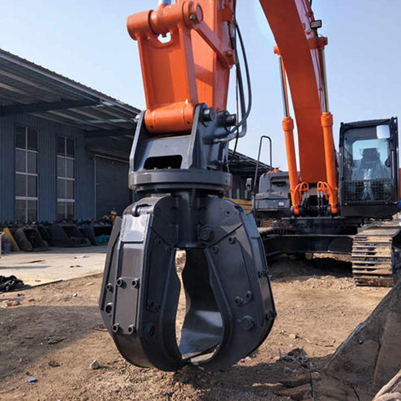 Stone Orange Peel Grapple Bucket Excavator Scrap Excavator Grab Grapple