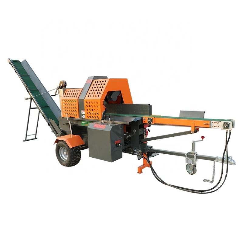 High efficiency fire wood splitter log splitter 50 ton wood splitter with log table