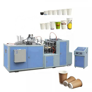 New Small Paper Product Making Machinery Double Wall Disposable Paper Coffee Cup Making Machine