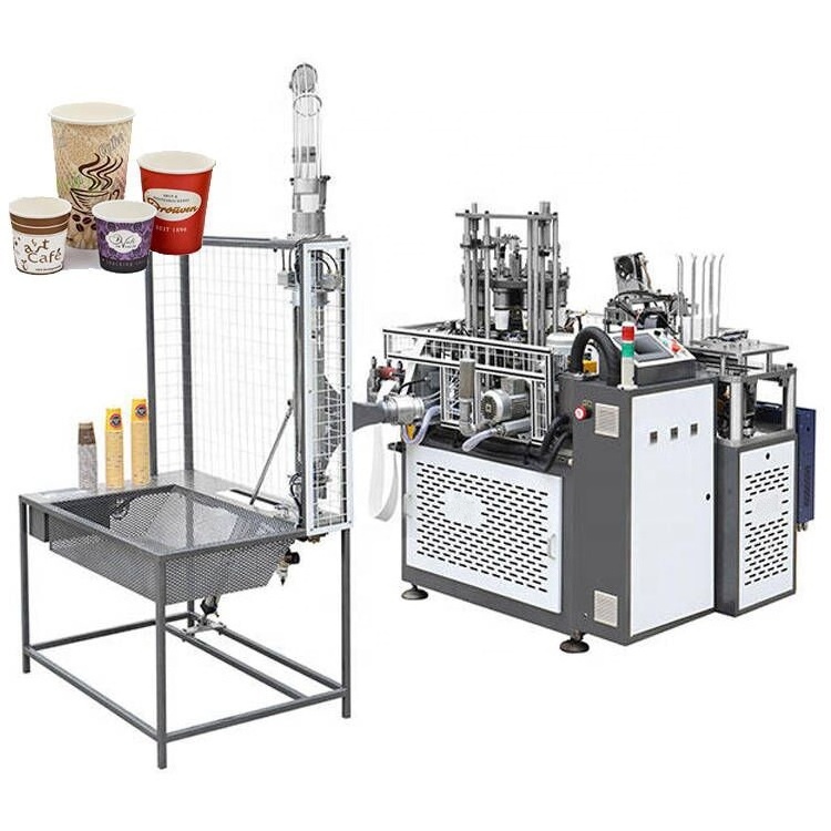 New Small Paper Product Making Machinery Double Wall Disposable Paper Coffee Cup Making Machine