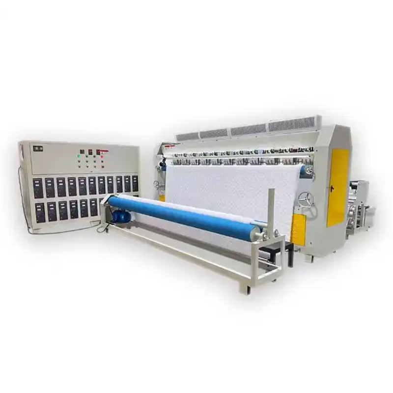 Industrial Computerized Ultrasonic Textile Fabric Single Needle Head Long Arm Embroidery Bedding Sewing Quilting Machine