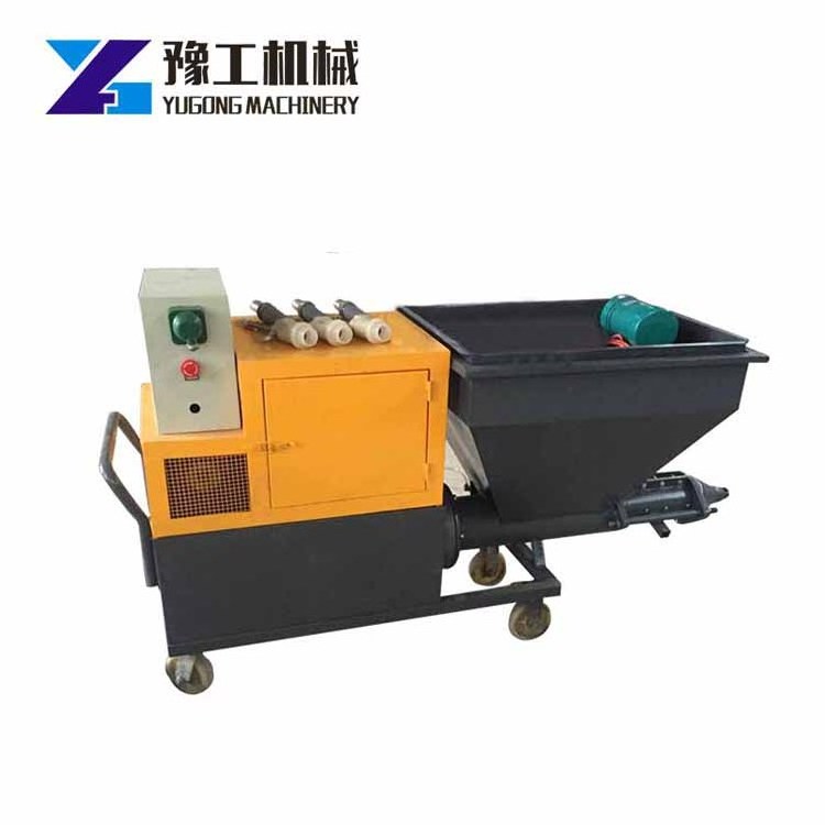 Diesel engine wall cement mortar plaster spraying machine price