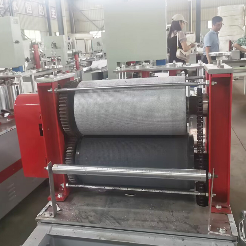 Automatic Napkins Paper Embossing Press Folding Cutting Packing Production Line Tissue Papers Napkin Maker Machine