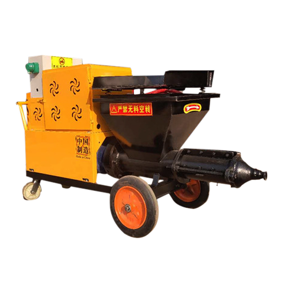 Diesel engine wall cement mortar plaster spraying machine price