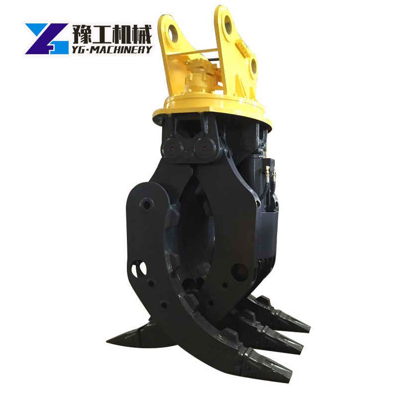 Good price hydraulic wood grapple excavator wood grapple tree shear