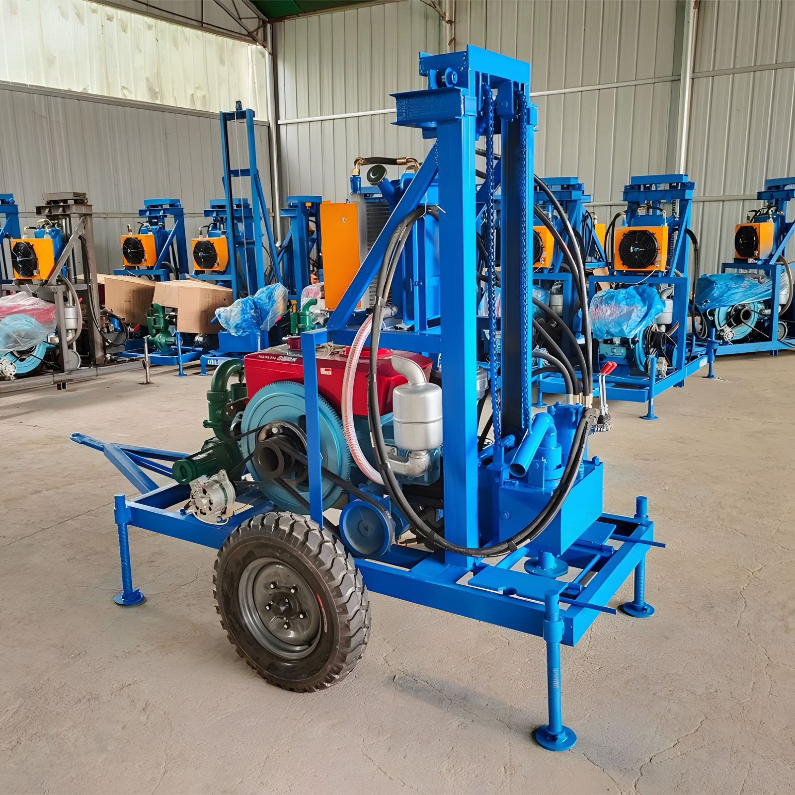 30m to 120m drilling depth water drilling machine for getting water from underground for farm irrigation