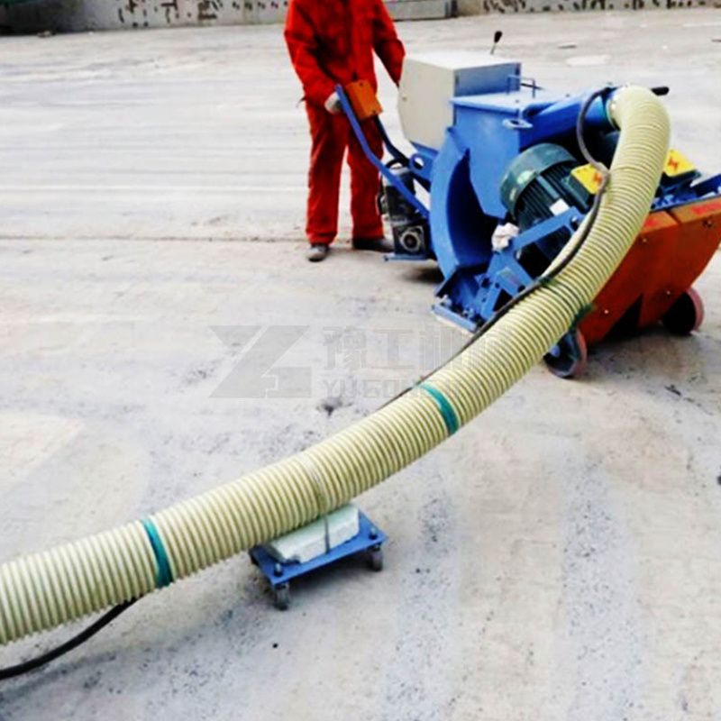 high speed shot blaster floor dust cleaning machine for sale