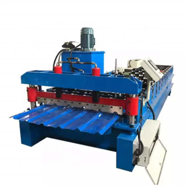 Good quality 1.5 meter drip edge aluminum steel double layer manual slip cold roll forming machine with video